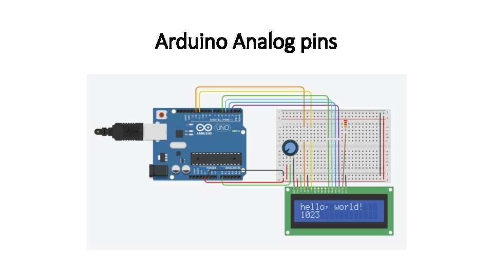 Arduino Analog pins 