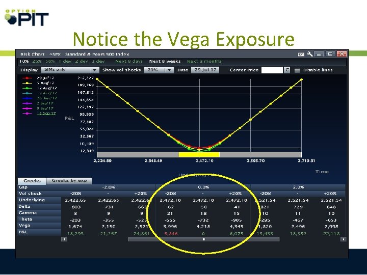 Notice the Vega Exposure 
