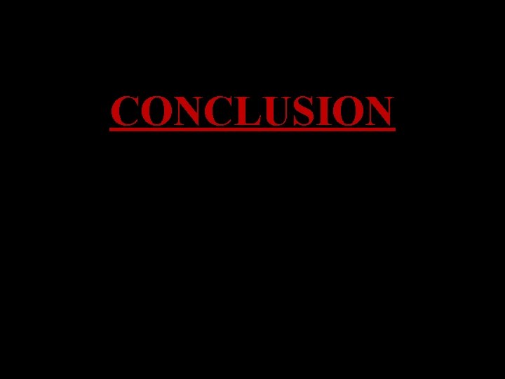 CONCLUSION 