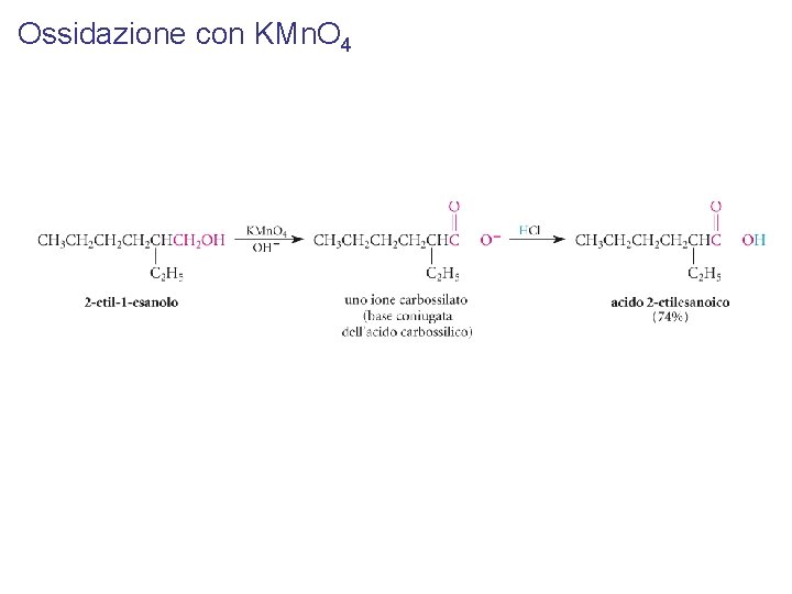 Ossidazione con KMn. O 4 