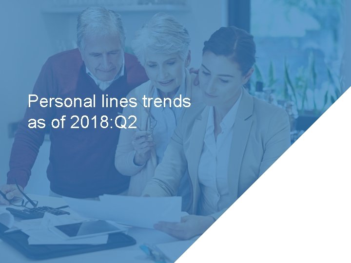 Personal lines trends as of 2018: Q 2 