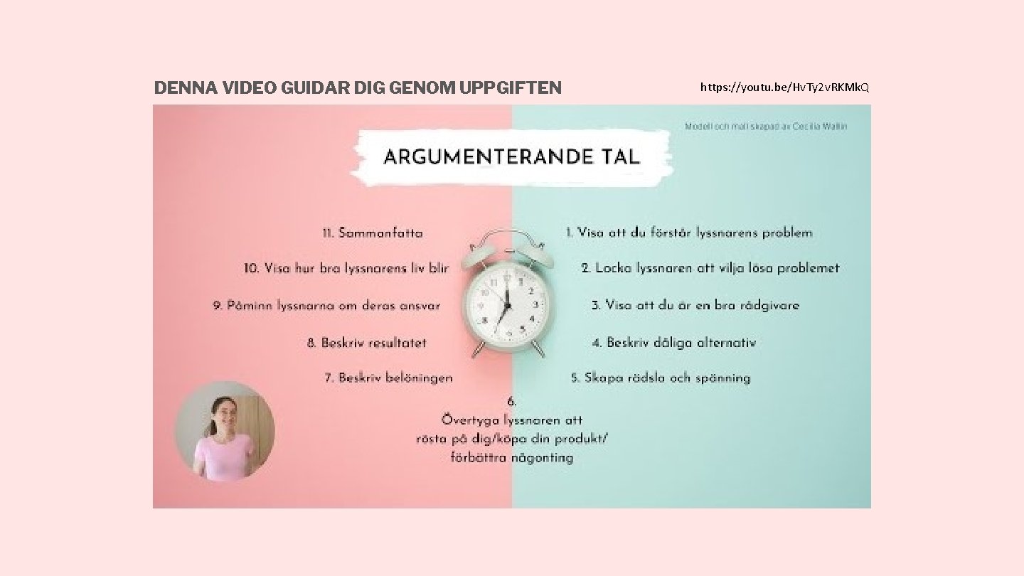 DENNA VIDEO GUIDAR DIG GENOM UPPGIFTEN https: //youtu. be/Hv. Ty 2 v. RKMk. Q