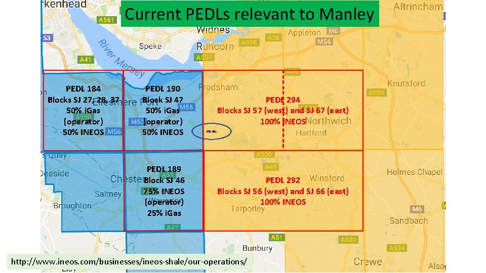 Current PEDLs relevant to Manley PEDL 184 Blocks SJ 27, 28, 37 50% i.