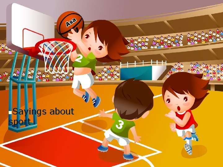 Sayings about sport n 