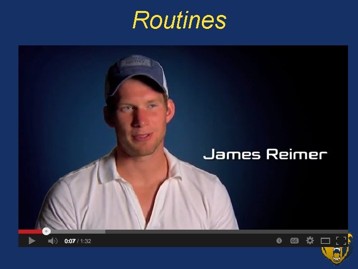 Routines 