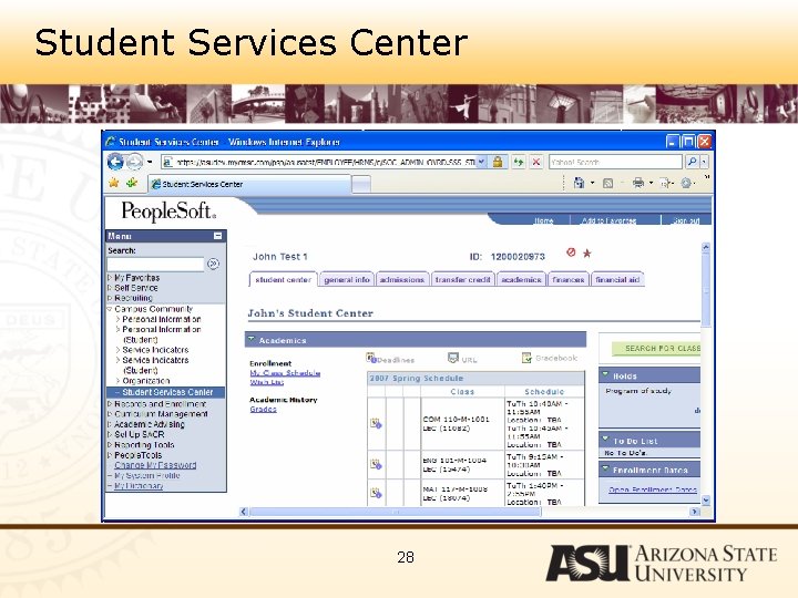 Student Services Center 28 