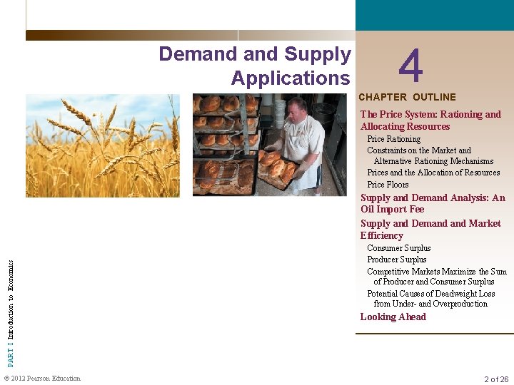 Demand Supply Applications 4 CHAPTER OUTLINE The Price System: Rationing and Allocating Resources Price