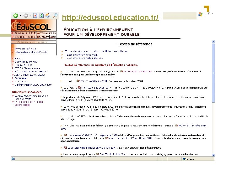 http: //eduscol. education. fr/ 