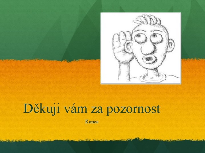 Děkuji vám za pozornost Konec 