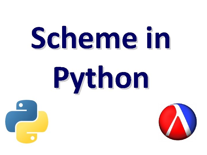 Scheme in Python 