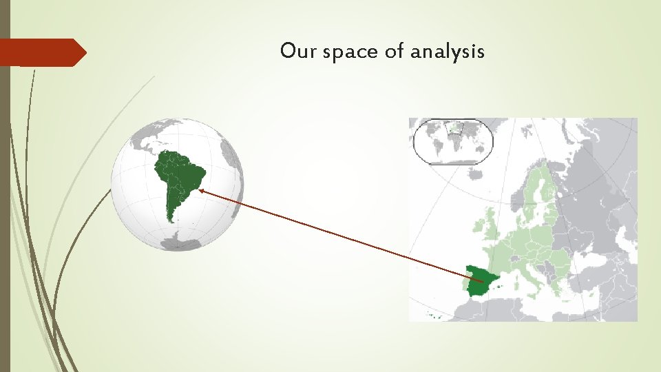 Our space of analysis 