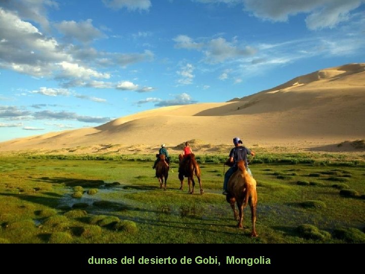dunas del desierto de Gobi, Mongolia 