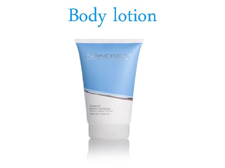 Body lotion 