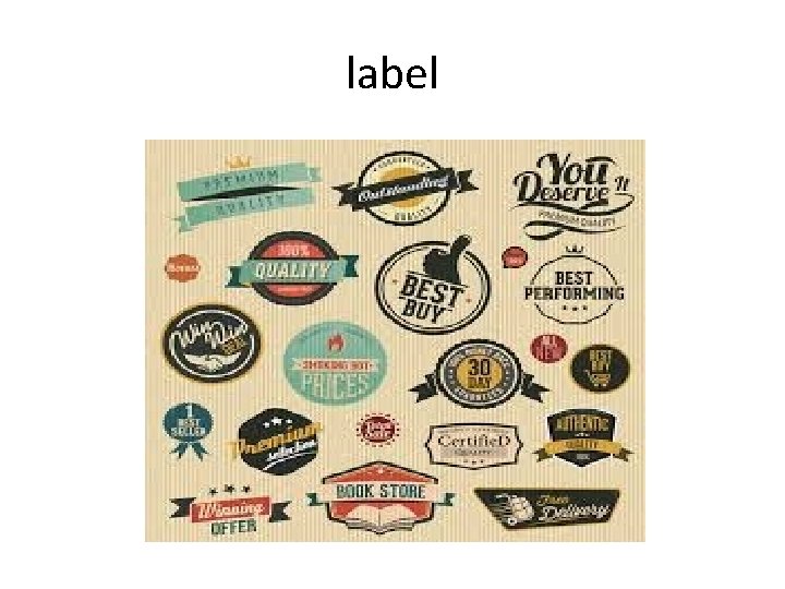 label 