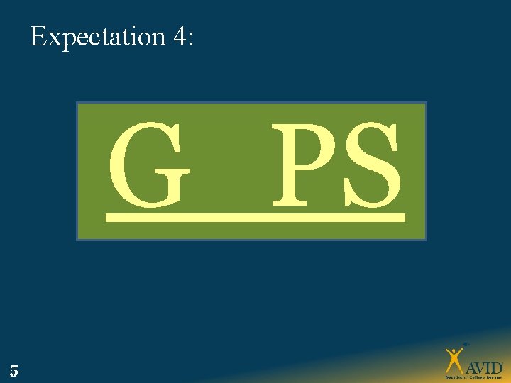 Expectation 4: G_PS 5 