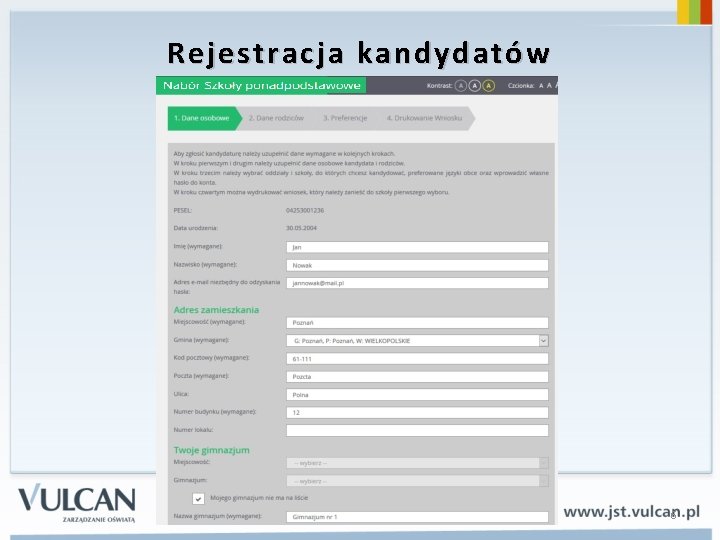 Rejestracja kandydatów -66 