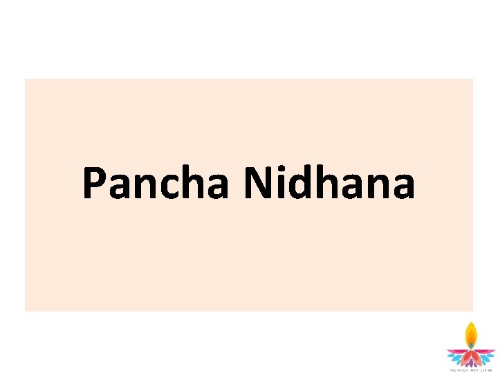 Pancha Nidhana 