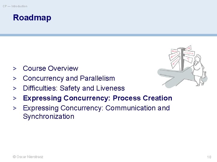 CP — Introduction Roadmap > Course Overview > Concurrency and Parallelism > Difficulties: Safety