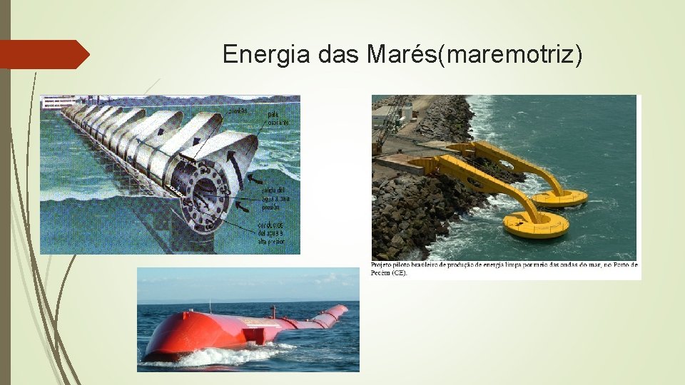 Energia das Marés(maremotriz) 