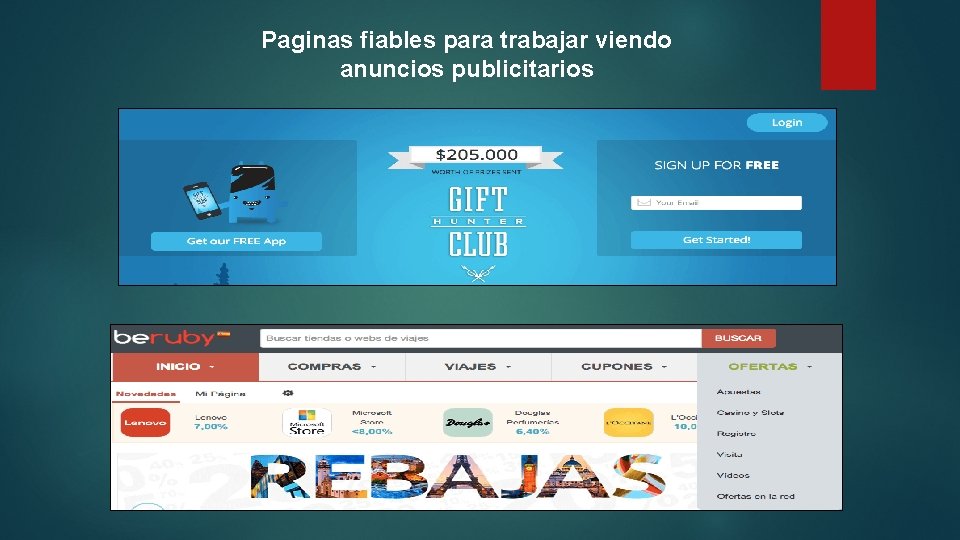 Paginas fiables para trabajar viendo anuncios publicitarios 