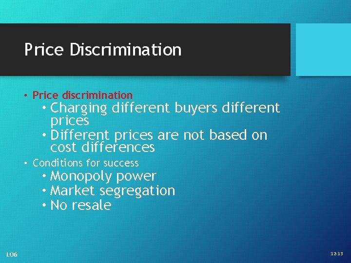 Price Discrimination • Price discrimination • Charging different buyers different prices • Different prices