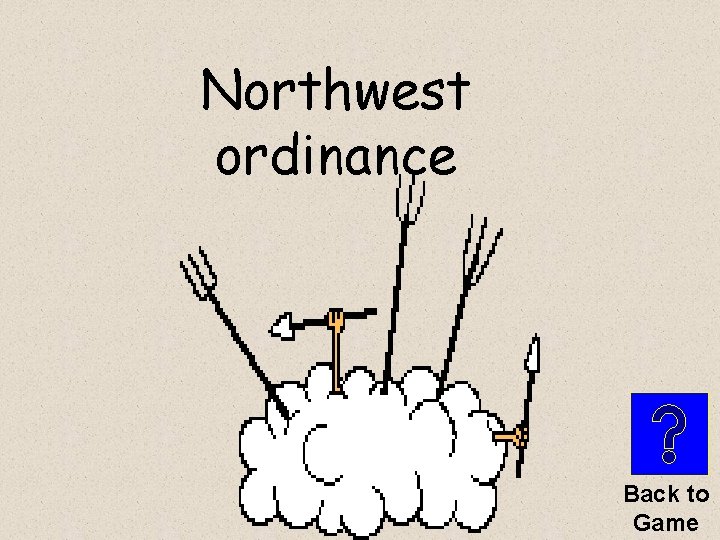 Northwest ordinance Back to Game 