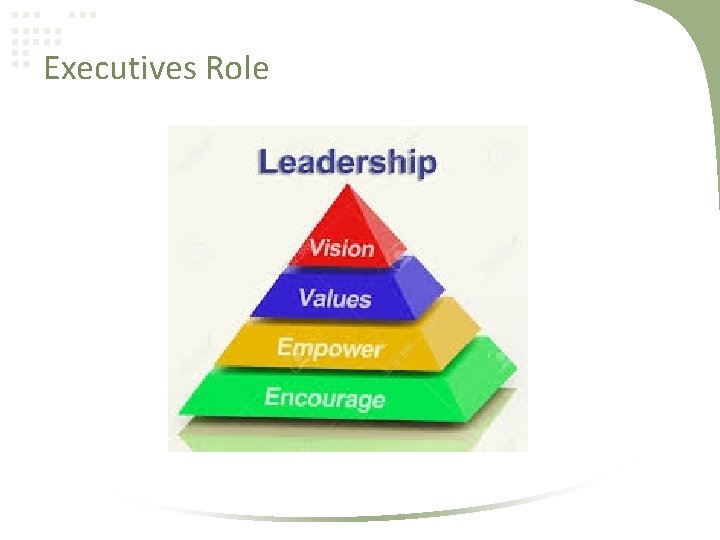 Executives Role 