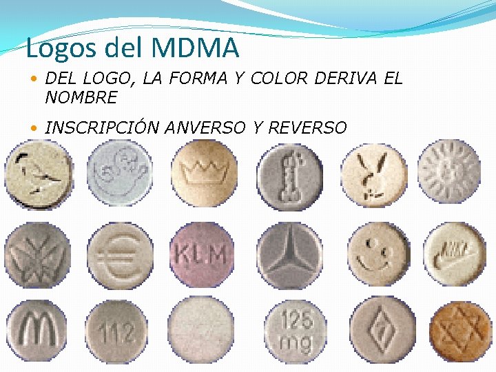 Logos del MDMA • DEL LOGO, LA FORMA Y COLOR DERIVA EL NOMBRE •