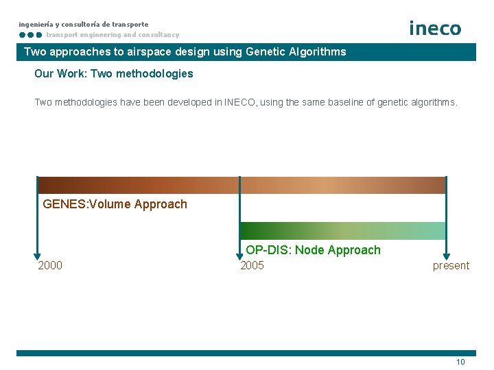 ingeniería y consultoría de transport engineering and consultancy Two approaches to airspace design using