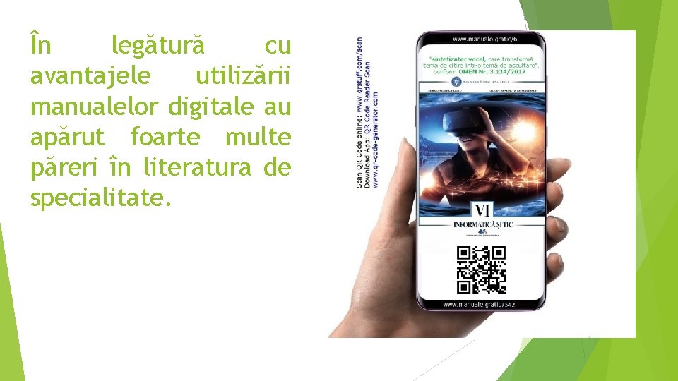 În legătură cu avantajele utilizării manualelor digitale au apărut foarte multe păreri în literatura