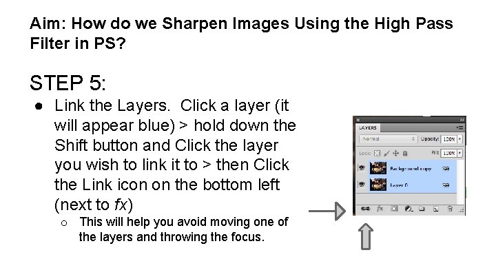 Aim: How do we Sharpen Images Using the High Pass Filter in PS? STEP