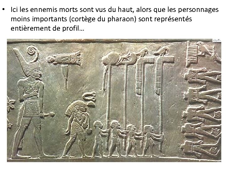  • Ici les ennemis morts sont vus du haut, alors que les personnages