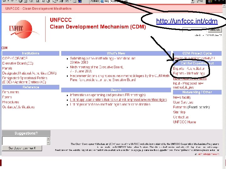 http: //unfccc. int/cdm 