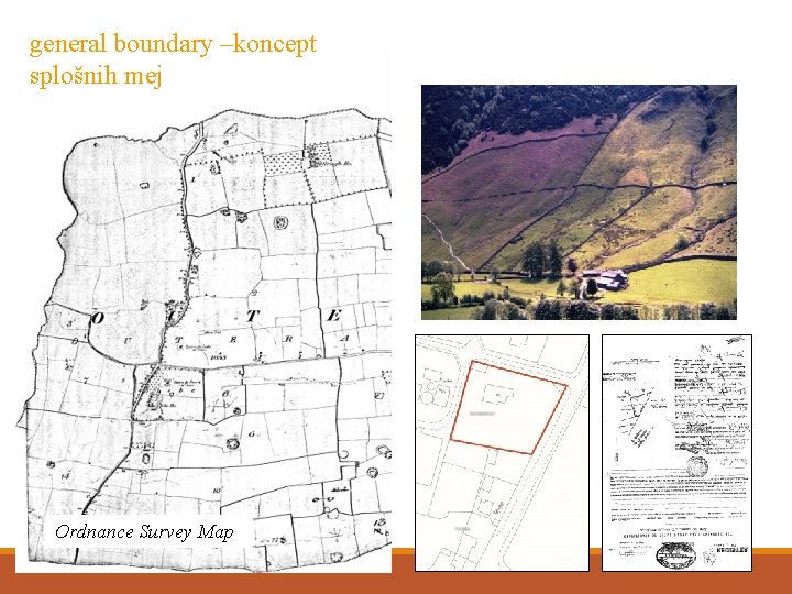 general boundary –koncept splošnih mej Ordnance Survey Map 