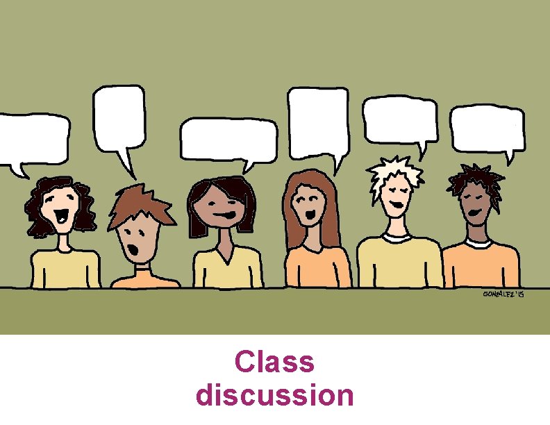 Class discussion 