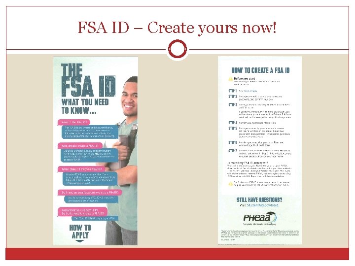 FSA ID – Create yours now! 