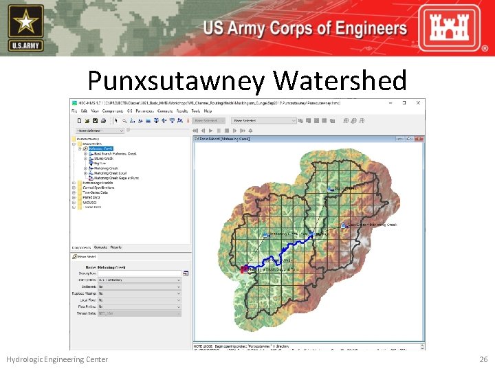 Punxsutawney Watershed Hydrologic Engineering Center 26 