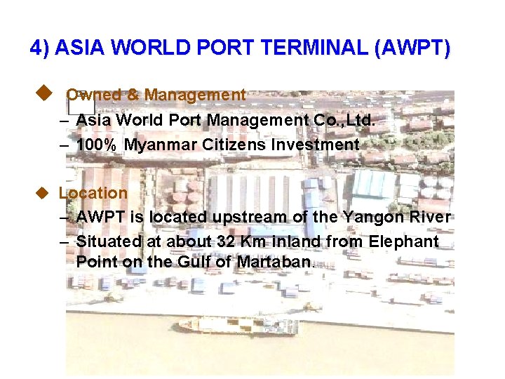 Energy Logistics Myanmar Agenda Company Profile Logistics Infrastructure