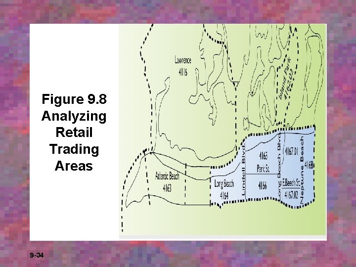 Figure 9. 8 Analyzing Retail Trading Areas 9 -34 