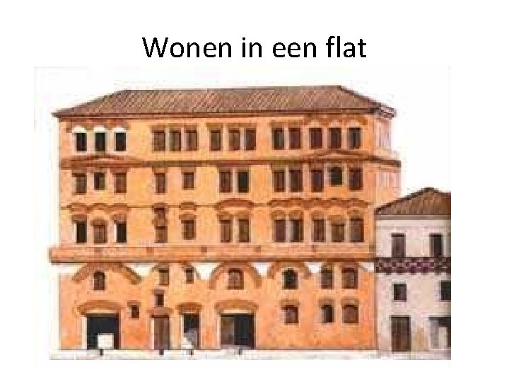 Wonen in een flat 