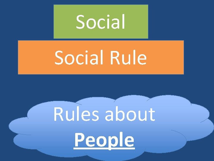 Social Rules about Rule People 