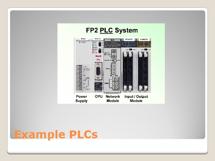Example PLCs 
