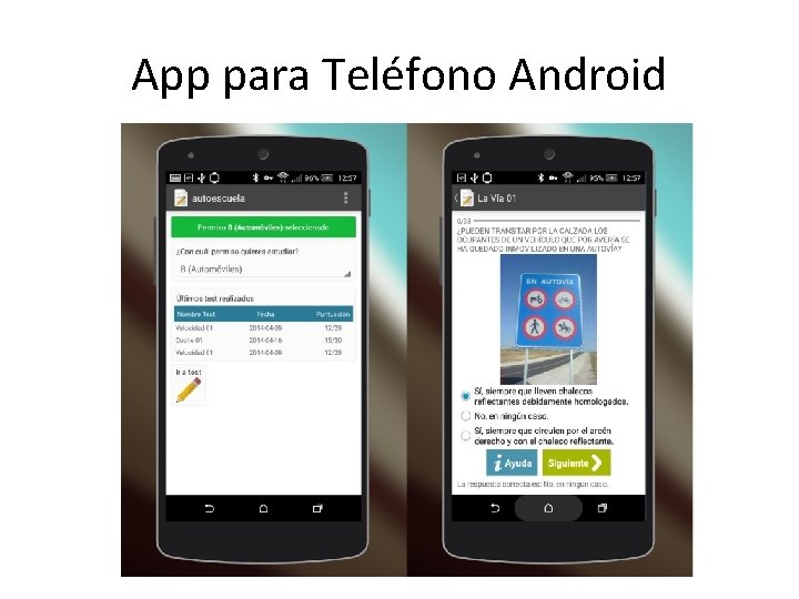 App para Teléfono Android 