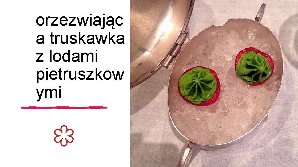 orzezwiając a truskawka z lodami pietruszkow ymi 