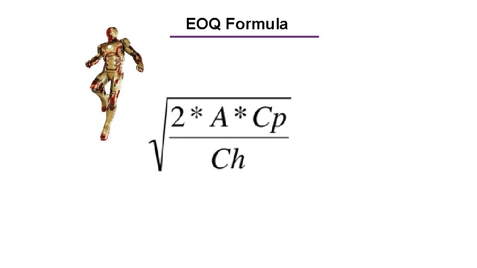 EOQ Formula 