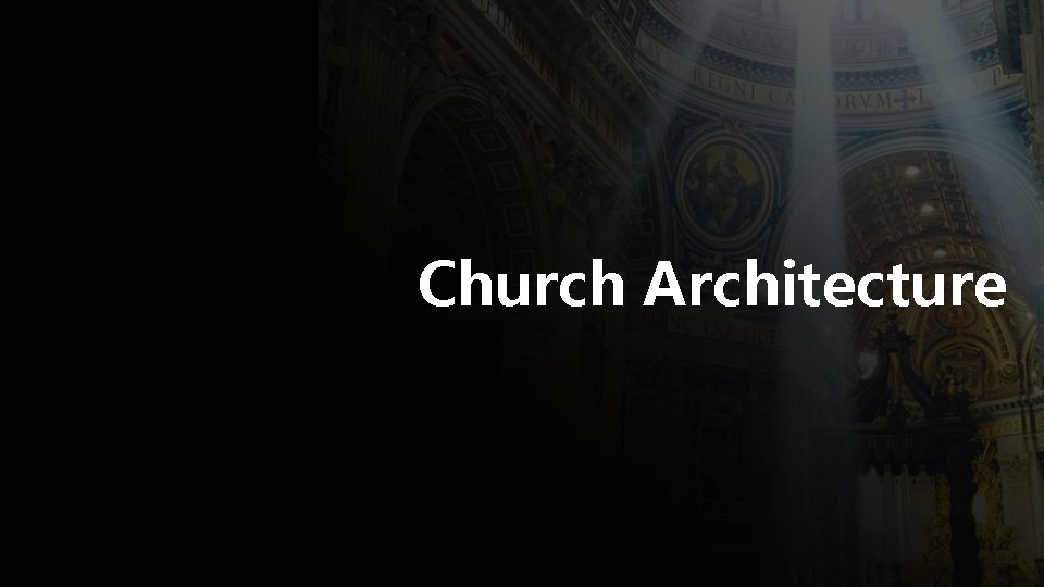 Church Architecture 