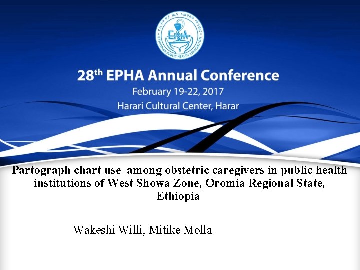 Partograph chart use among obstetric caregivers in public health institutions of West Showa Zone,