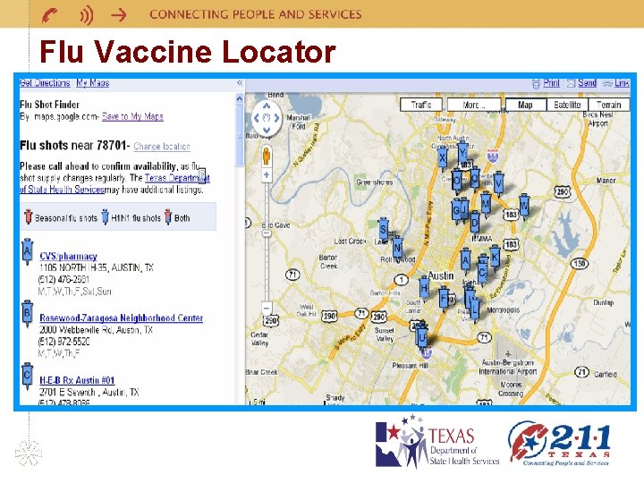 Flu Vaccine Locator 