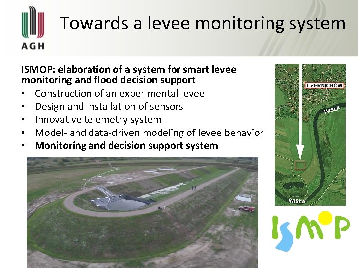 Towards a levee monitoring system ISMOP: elaboration of a system for smart levee monitoring