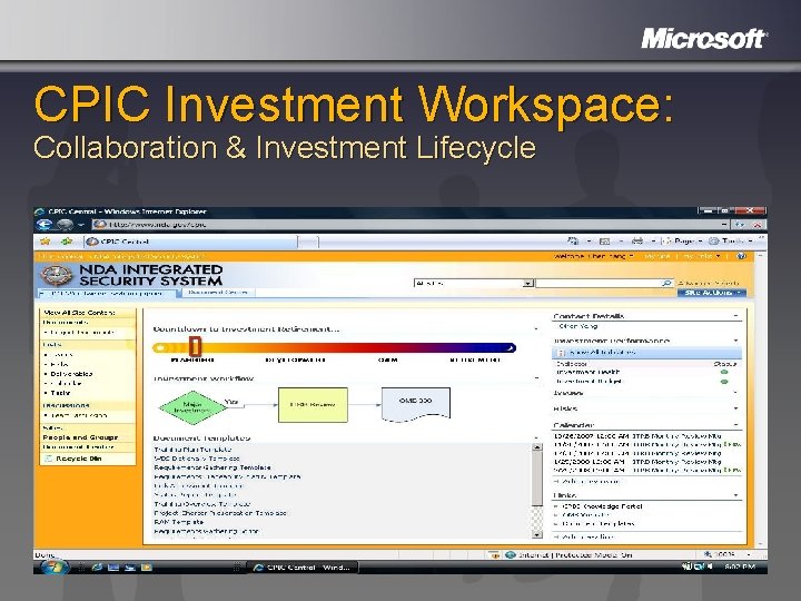 CPIC Investment Workspace: Collaboration & Investment Lifecycle 